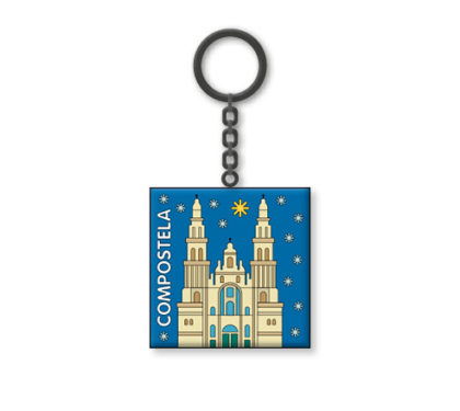 Chaveiro coa Catedral de Santiago de Compostela